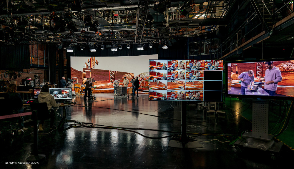 Virtual Production im Studio 6 des SWR