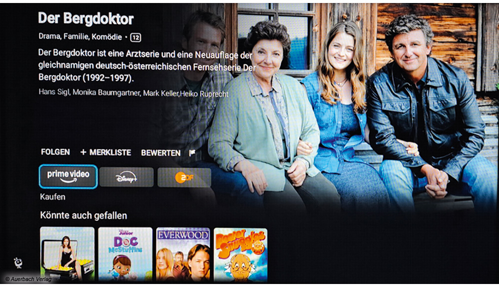 Bei der Suche arbeitet TiVo gut, aber nicht überragend. RTL+ bleibt leider außen vor